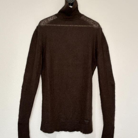 Costume National Sheer Mohair Turtleneck Sweater L - Picture 1 of 10